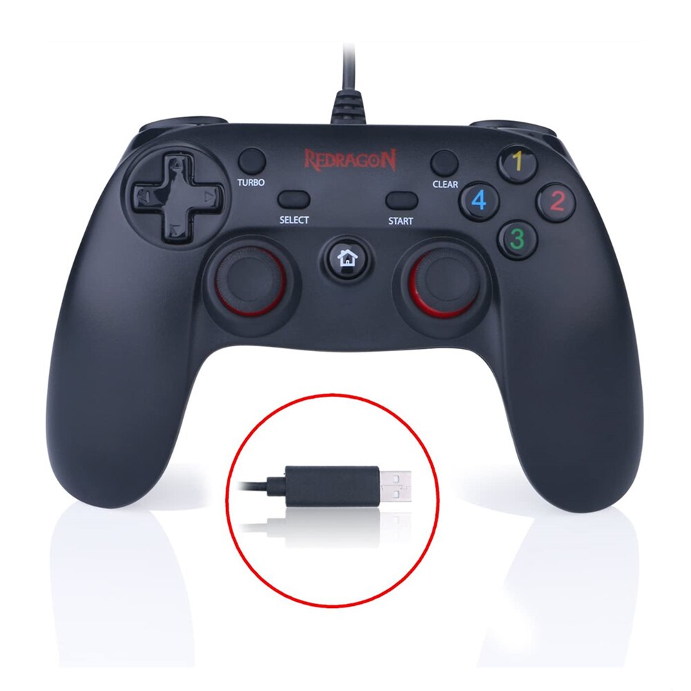 Redragon G807  е PC  Ʈѷ ̽ƽ   伺 Windows PC PS3 ÷ ̼ ȵ̵ x ڽ 360
